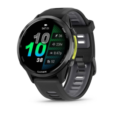 Garmin Forerunner 970 Carbon Gray DLC Titanium with Black Case and Black/Translucent Whitestone Band (010-02969-10)