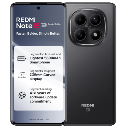 Xiaomi Redmi Note 15 SE 5G 8/256GB Carbon Black (Global)