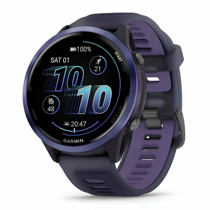 Garmin Forerunner 570 - 47mm Indigo Aluminum with Translucent Imperial Purple/Indigo Band (010-02971-02)