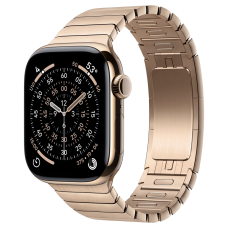 Apple Watch 11 42mm Gold Titanium Case / Gold Link Bracelet
