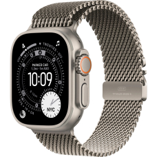 Apple Watch Ultra 3 (2025) 49mm Titanium Case / Natural Titanium Milanese Loop