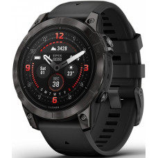 Garmin Epix Pro (Gen 2) Sapphire Edition 47 mm Carbon Gray Dlc Titanium With Black Band (010-02803-11)